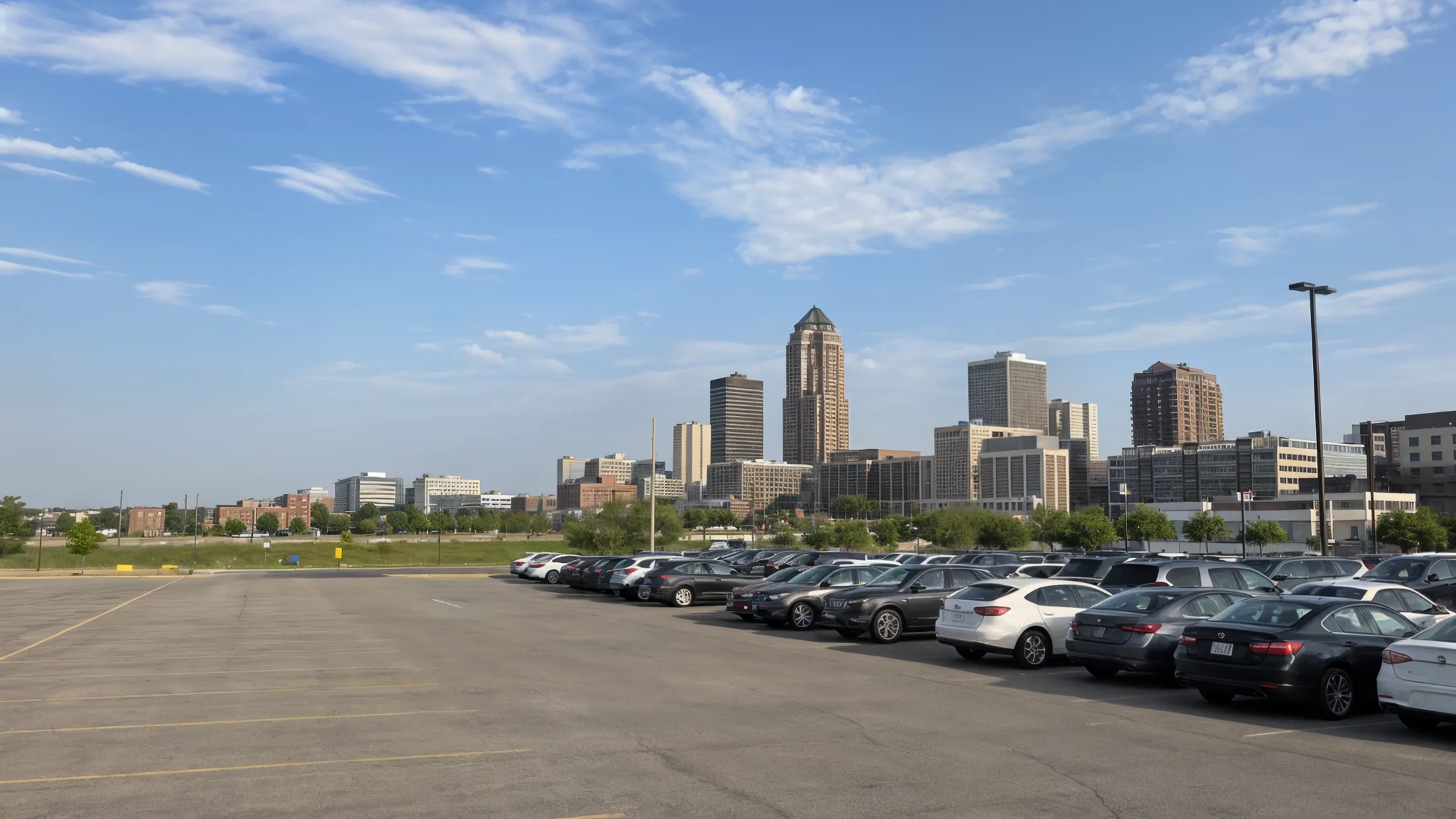 Modern parking garage